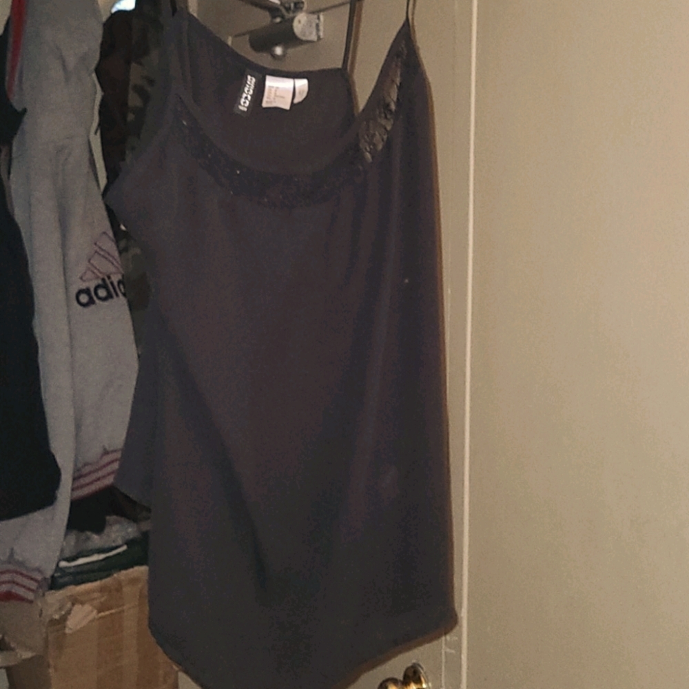 DIVIDED woman's tank top-sheer